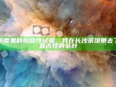 长沙茶馆的包容性试验，一壶古怪茶叶的茶香之旅